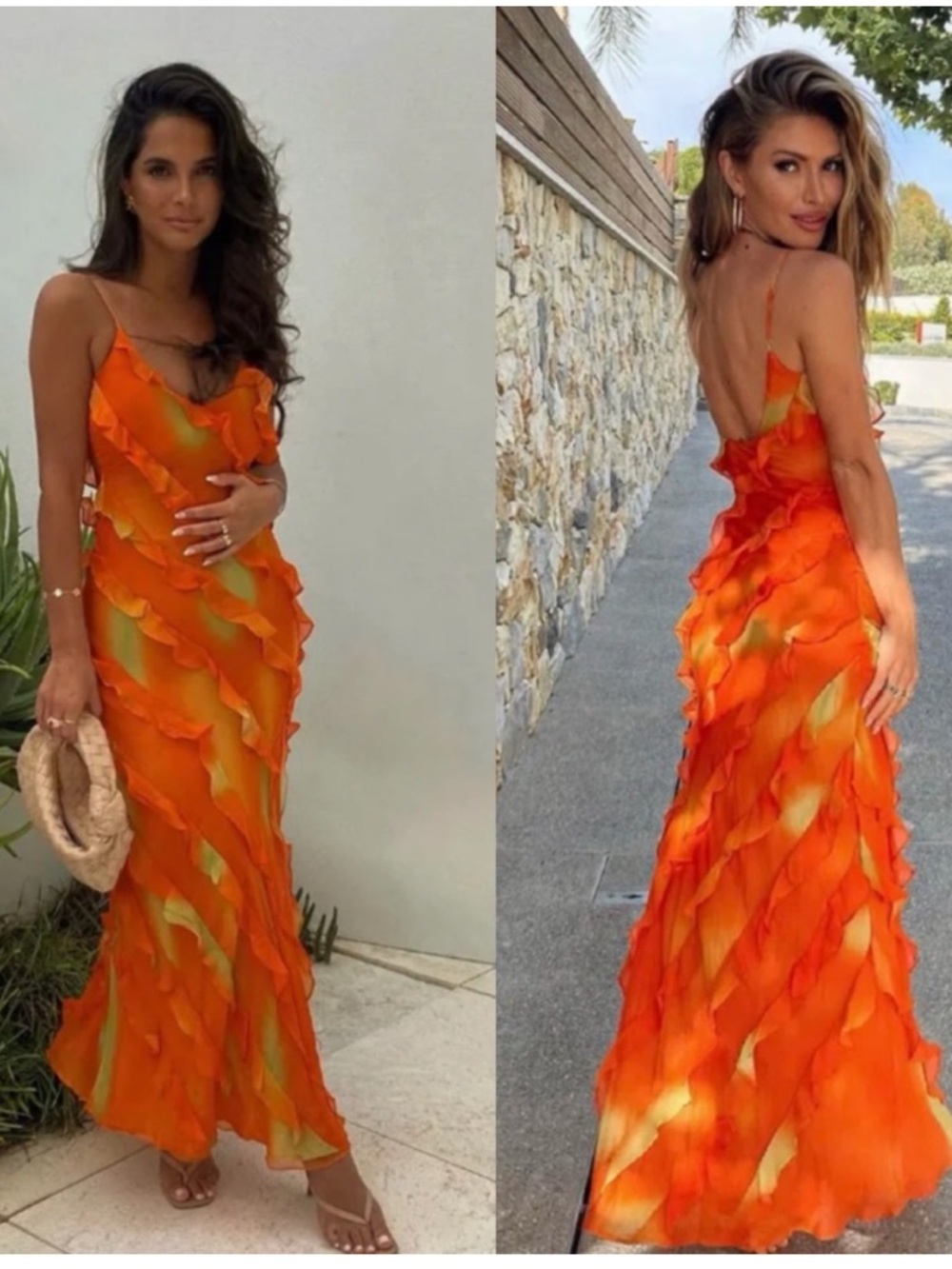Rat & Boa | Rio Ruffle Maxi Dress size XS